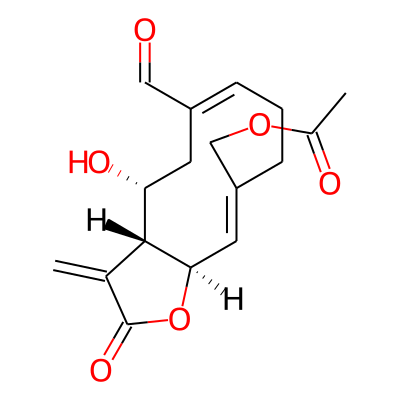 [(3aR,4R,6E,10Z,11aR)-6-formyl-4-hydroxy-3-methylene-2-oxo-3a,4,5,8,9,11a-hexahydrocyclodeca[b]furan-10-yl]methyl acetate