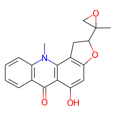 Rutacridone epoxide