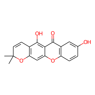 5,8-Dihydroxy-2,2-dimethylpyrano[3,2-b]xanthen-6-one