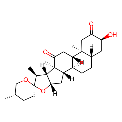 3alpha-Hydroxy-5alpha-spirostan-2,12-dione