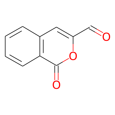 1-Oxo-1H-2-benzopyran-3-carboxaldehyde