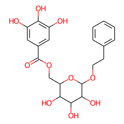 (3,4,5-Trihydroxy-6-phenethyloxy-tetrahydropyran-2-yl)methyl 3,4,5-trihydroxybenzoate