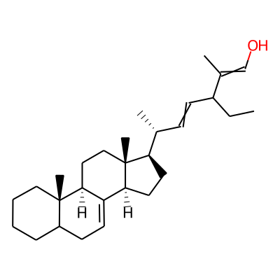 24-Ethylcholesta-7,22,25-trienol