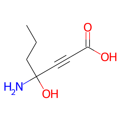 Amino-hydroxy-heptynoic acid