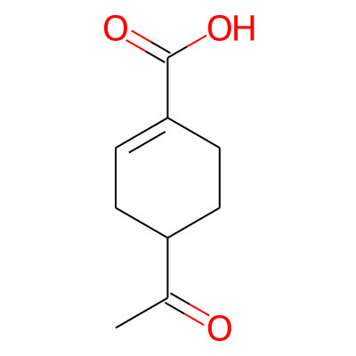 4-Acetylcyclohexene-1-carboxylic acid