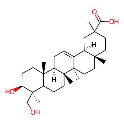 Olean-12-en-29-oic acid, 3,23-dihydroxy-, (3beta,4beta,20alpha)-