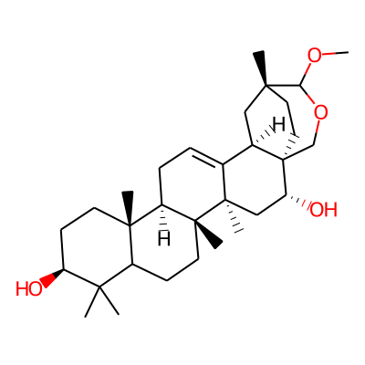 Olean-12-ene-3,16-diol, 28,29-epoxy-29-methoxy-, (3beta,16alpha,20beta)-