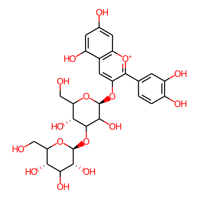 Cyanidin 3-laminaribioside