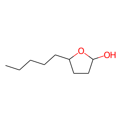 5-Pentyltetrahydrofuran-2-ol