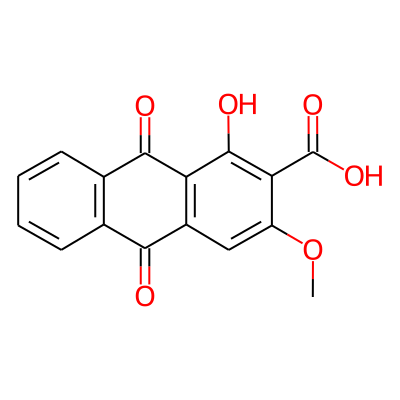 1-Hydroxy-2-carboxy-3-methoxyanthraquinone