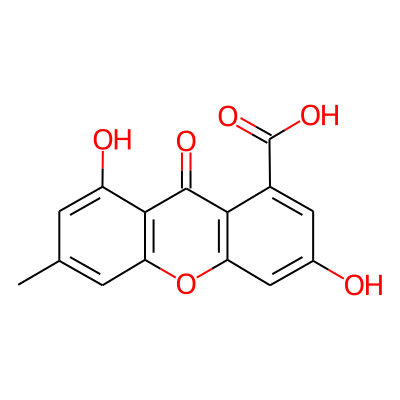 3,8-Dihydroxy-6-methyl-9-oxo-9H-xanthene-1-carboxylic acid