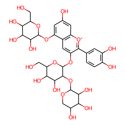 Cyanidin 5-glucoside 3-sambubioside