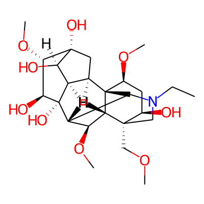 (1S,2R,3R,4R,5R,6S,7S,8R,9R,13R,14R,16S,17R,18R)-11-ethyl-6,16,18-trimethoxy-13-(methoxymethyl)-11-azahexacyclo[7.7.2.12,5.01,10.03,8.013,17]nonadecane-4,5,7,8,14-pentol