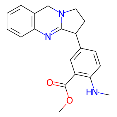 Methyl 2-(methylamino)-5-(1,2,3,9-tetrahydropyrrolo[2,1-b]quinazolin-3-yl)benzoate