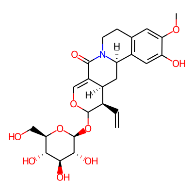 (1R,16R,17S)-16-ethenyl-4-hydroxy-5-methoxy-15-[(2S,3R,4S,5S,6R)-3,4,5-trihydroxy-6-(hydroxymethyl)oxan-2-yl]oxy-14-oxa-10-azatetracyclo[8.8.0.02,7.012,17]octadeca-2,4,6,12-tetraen-11-one