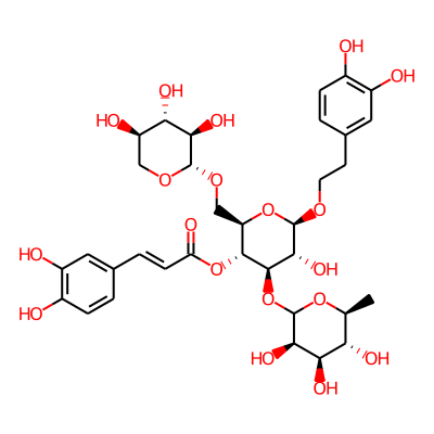 [(2R,3R,4R,5R,6R)-6-[2-(3,4-dihydroxyphenyl)ethoxy]-5-hydroxy-4-[(3R,4R,5R,6S)-3,4,5-trihydroxy-6-methyloxan-2-yl]oxy-2-[[(2S,3R,4S,5R)-3,4,5-trihydroxyoxan-2-yl]oxymethyl]oxan-3-yl] (E)-3-(3,4-dihydr