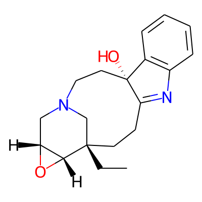 Voaphylline hydroxyindolenine