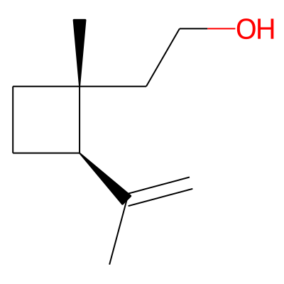 Cyclobutaneethanol, 2-isopropenyl-1-methyl-, cis-(+)-