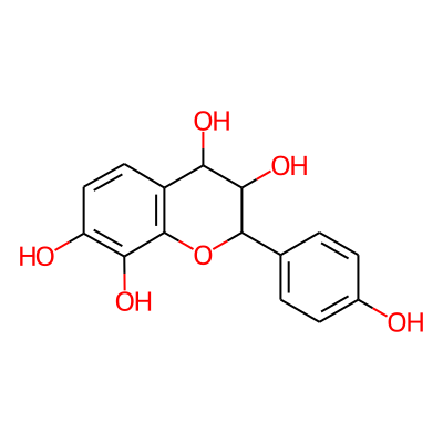 3,4-Dihydro-2-(4-hydroxyphenyl)-2h-1-benzopyran-3,4,7,8-tetrol