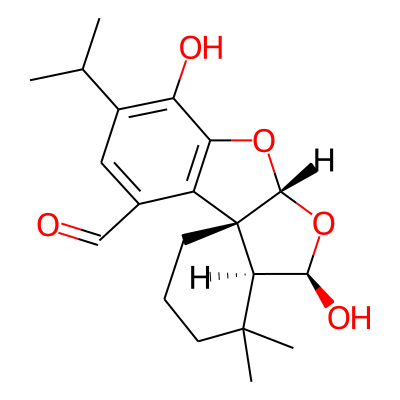 (1R,9R,11R,12S)-6,11-dihydroxy-13,13-dimethyl-5-propan-2-yl-8,10-dioxatetracyclo[7.7.0.01,12.02,7]hexadeca-2(7),3,5-triene-3-carbaldehyde