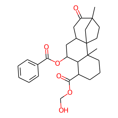 Hydroxymethyl 5-(benzoyloxy)-9,11b-dimethyl-8-oxotetradecahydro-9,11a-methanocyclohepta[a]naphthalene-4-carboxylate