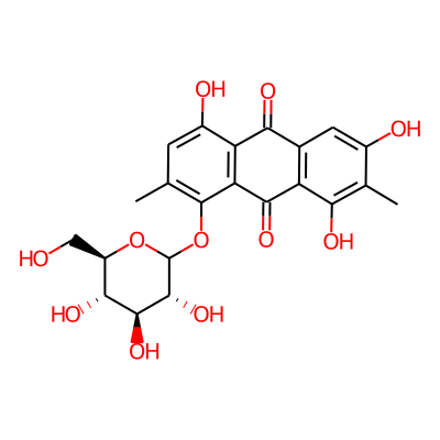 1,3,5-trihydroxy-2,7-dimethyl-8-[(3R,4S,5S,6R)-3,4,5-trihydroxy-6-(hydroxymethyl)oxan-2-yl]oxyanthracene-9,10-dione