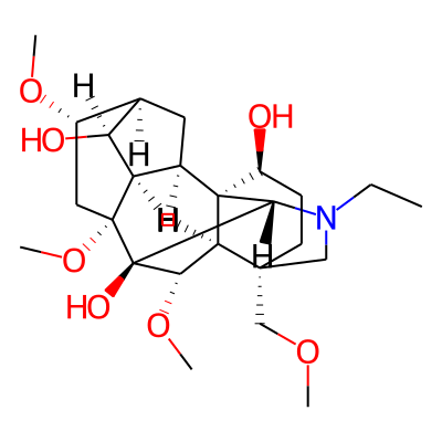 (1S,2R,3R,4S,5S,6S,8R,9S,10S,13S,16S,17R,18S)-11-ethyl-6,8,18-trimethoxy-13-(methoxymethyl)-11-azahexacyclo[7.7.2.12,5.01,10.03,8.013,17]nonadecane-4,9,16-triol