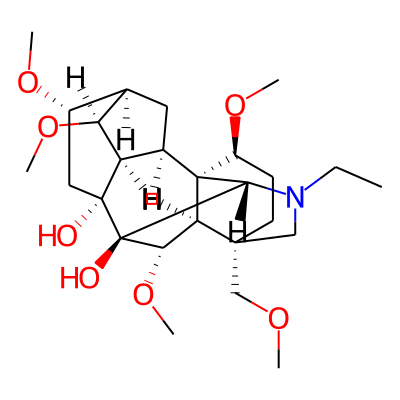 (1S,2R,3R,4S,5R,6S,8R,9S,10S,13S,16S,17R,18S)-11-ethyl-4,6,16,18-tetramethoxy-13-(methoxymethyl)-11-azahexacyclo[7.7.2.12,5.01,10.03,8.013,17]nonadecane-8,9-diol