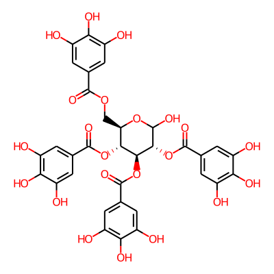 2-O,3-O,4-O,6-O-Tetragalloyl-D-glucopyranose