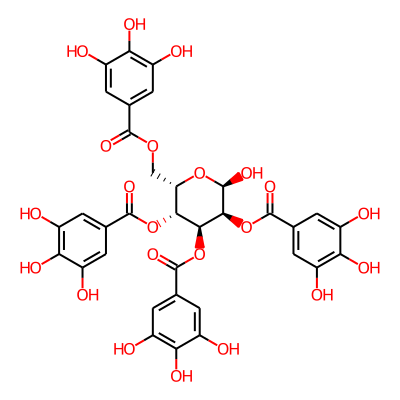 [(2S,3R,4S,5S,6R)-6-hydroxy-3,4,5-tris[(3,4,5-trihydroxybenzoyl)oxy]tetrahydropyran-2-yl]methyl 3,4,5-trihydroxybenzoate