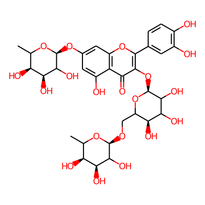 Quercetin 3-robinobioside-7-rhamnoside