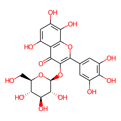 5,7,8-trihydroxy-3-[(2S,3R,4S,5S,6R)-3,4,5-trihydroxy-6-(hydroxymethyl)oxan-2-yl]oxy-2-(3,4,5-trihydroxyphenyl)chromen-4-one