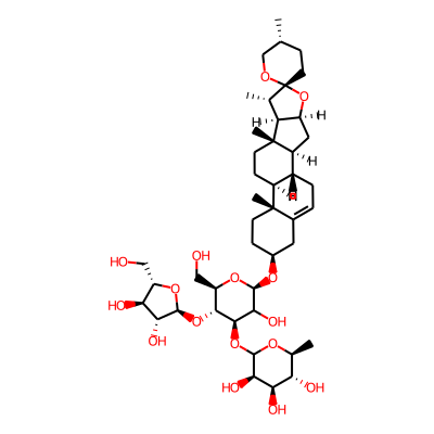 (3R,4R,5R,6S)-2-[(2R,3R,4R,6R)-3-[(2S,3R,4R,5S)-3,4-dihydroxy-5-(hydroxymethyl)oxolan-2-yl]oxy-5-hydroxy-2-(hydroxymethyl)-6-[(1S,2S,4S,5'R,6R,7S,8R,9S,12S,13R,16S)-5',7,9,13-tetramethylspiro[5-oxapen