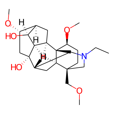 (1S,2R,3R,4S,5S,6S,8S,9S,13R,16S,17R)-11-ethyl-6,16-dimethoxy-13-(methoxymethyl)-11-azahexacyclo[7.7.2.12,5.01,10.03,8.013,17]nonadecane-4,8-diol