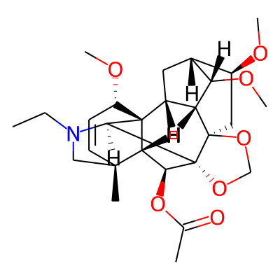 [(1S,2R,3R,4S,5R,6S,8R,12S,13S,16R,19S,20R,21S)-14-ethyl-4,6,19-trimethoxy-16-methyl-9,11-dioxa-14-azaheptacyclo[10.7.2.12,5.01,13.03,8.08,12.016,20]docos-17-en-21-yl] acetate