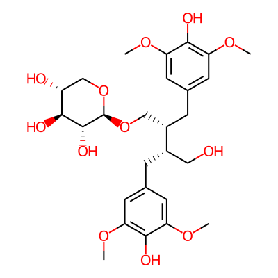(2R,3R,4S,5R)-2-[(2R,3R)-4-hydroxy-2,3-bis[(4-hydroxy-3,5-dimethoxyphenyl)methyl]butoxy]oxane-3,4,5-triol