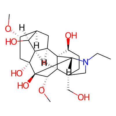 (1S,2R,3R,4S,5S,6S,8R,9S,10S,13S,16S,17R,18S)-11-ethyl-13-(hydroxymethyl)-6,18-dimethoxy-11-azahexacyclo[7.7.2.12,5.01,10.03,8.013,17]nonadecane-4,8,9,16-tetrol