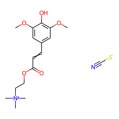 Sinapine (thiocyanate)