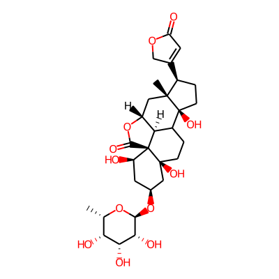 (1R,4R,6R,7R,10S,14S,16S,18R,19S)-10,14,18-trihydroxy-6-methyl-7-(5-oxo-2H-furan-3-yl)-16-[(2R,3R,4R,5S,6S)-3,4,5-trihydroxy-6-methyloxan-2-yl]oxy-3-oxapentacyclo[9.7.1.01,14.04,19.06,10]nonadecan-2-o