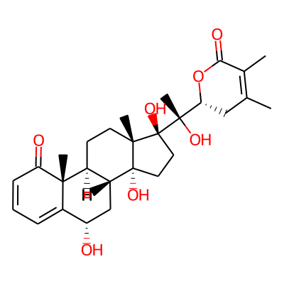 (2R)-2-[(1S)-1-hydroxy-1-[(6S,8R,9S,10R,13S,14R,17S)-6,14,17-trihydroxy-10,13-dimethyl-1-oxo-6,7,8,9,11,12,15,16-octahydrocyclopenta[a]phenanthren-17-yl]ethyl]-4,5-dimethyl-2,3-dihydropyran-6-one