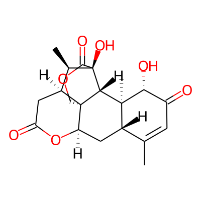 (1S,5R,6R,7S,11R,13S,17S,18S,19R)-5,17-dihydroxy-6,14,18-trimethyl-3,10-dioxapentacyclo[9.8.0.01,7.05,19.013,18]nonadec-14-ene-4,9,16-trione