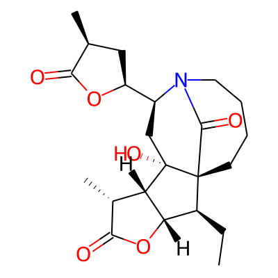 (1R,2R,3S,6R,7S,8S,10S)-2-ethyl-8-hydroxy-6-methyl-10-[(2S,4S)-4-methyl-5-oxooxolan-2-yl]-4-oxa-11-azatetracyclo[9.4.1.01,8.03,7]hexadecane-5,16-dione