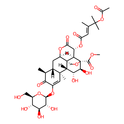 methyl (1R,2S,3R,6R,8S,9S,13S,14R,15R,16S,17S)-3-[(E)-4-acetyloxy-3,4-dimethylpent-2-enoyl]oxy-15,16-dihydroxy-9,13-dimethyl-4,10-dioxo-11-[(2S,3R,4S,5S,6R)-3,4,5-trihydroxy-6-(hydroxymethyl)oxan-2-yl