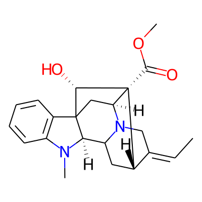 methyl (9S,12S,13Z,16S,17R,18S)-13-ethylidene-18-hydroxy-8-methyl-8,15-diazahexacyclo[14.2.1.01,9.02,7.010,15.012,17]nonadeca-2,4,6-triene-17-carboxylate