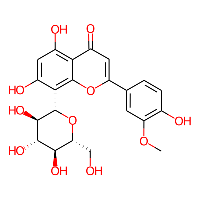 5,7-dihydroxy-2-(4-hydroxy-3-methoxyphenyl)-8-[(2S,3R,4R,5S,6R)-3,4,5-trihydroxy-6-(hydroxymethyl)oxan-2-yl]chromen-4-one