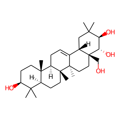 (3R,4R,4aR,6aR,6aS,6bR,8aR,10S,12aR,14bS)-4a-(hydroxymethyl)-2,2,6a,6b,9,9,12a-heptamethyl-1,3,4,5,6,6a,7,8,8a,10,11,12,13,14b-tetradecahydropicene-3,4,10-triol
