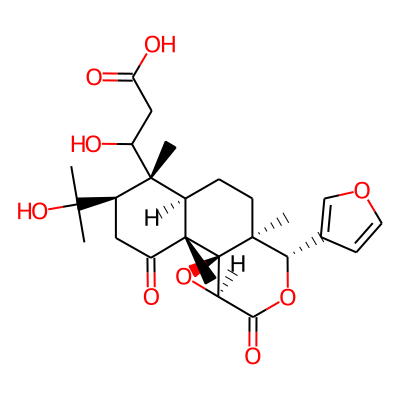 3-[(1R,2R,5R,6R,7R,10S,11S,14S)-11-(furan-3-yl)-5-(2-hydroxypropan-2-yl)-2,6,10-trimethyl-3,13-dioxo-12,15-dioxatetracyclo[8.5.0.01,14.02,7]pentadecan-6-yl]-3-hydroxypropanoic acid