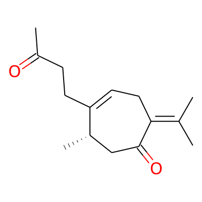 (6S)-6-methyl-5-(3-oxobutyl)-2-propan-2-ylidenecyclohept-4-en-1-one