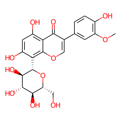 5,7-dihydroxy-3-(4-hydroxy-3-methoxyphenyl)-8-[(2S,3R,4R,5S,6R)-3,4,5-trihydroxy-6-(hydroxymethyl)oxan-2-yl]chromen-4-one