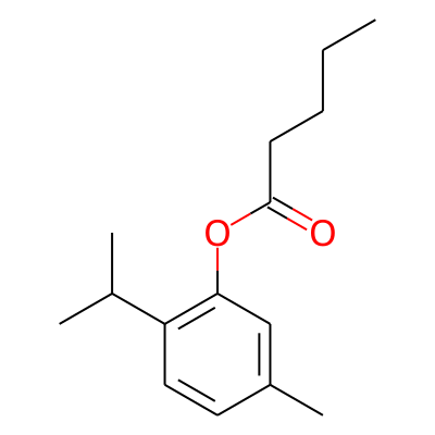 5-Methyl-2-(propan-2-yl)phenyl pentanoate
